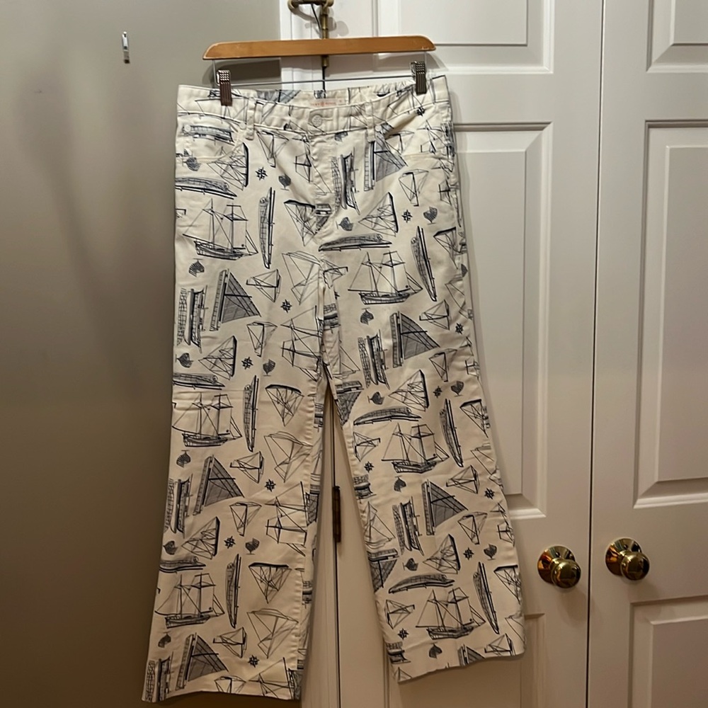 Showstopper ..Tory Burch sailboat denim pant